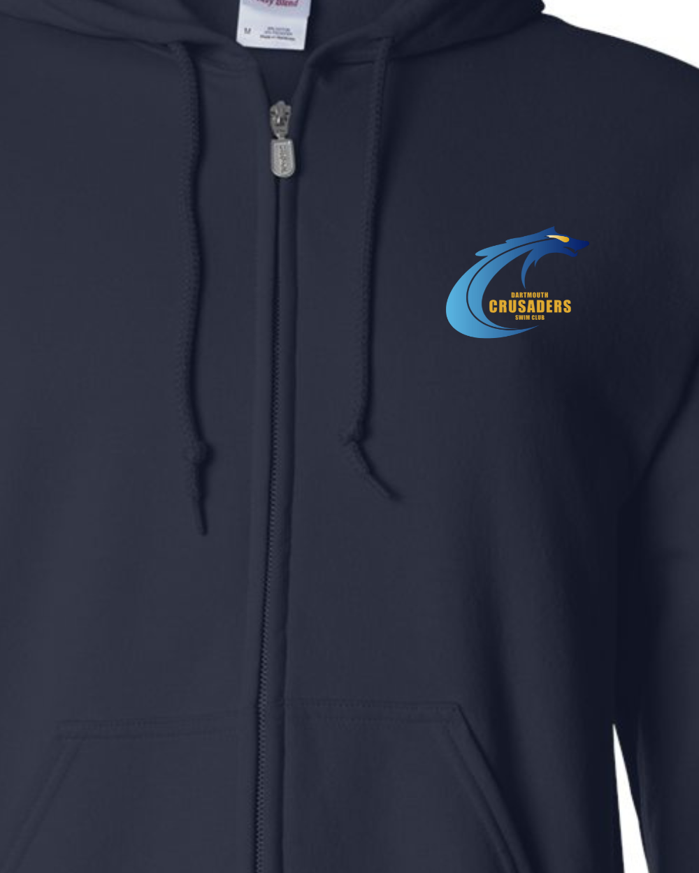 Unisex Heavy Blend™ Full Zip Hooded Sweatshirt (Small Logo) - $25 Donation to DCSC